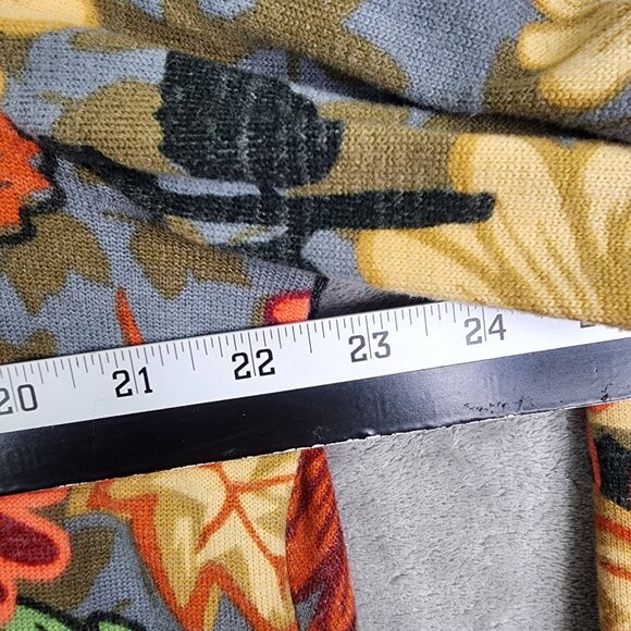 Women's Lularoe Multicolor Floral Open Front Cardigan Casual Long Sleeve Size M - Picture 11 of 13